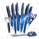 Wanbasion 16 Pieces Kitchen Knife Set | $41 | Amazon